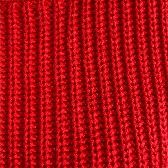 Loft red knit sweater- size XS - Picture 2 of 8